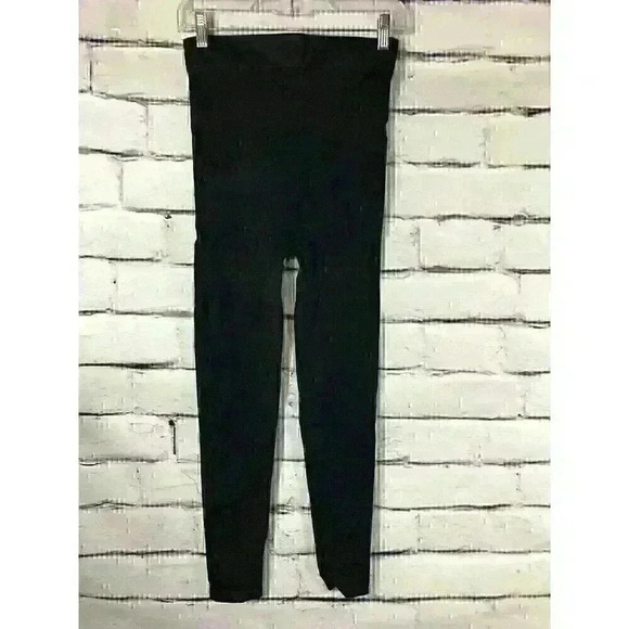 Blanqi Womens Black Highwaist Postpartum Nursing Support Leggings Size Small - Picture 2 of 3